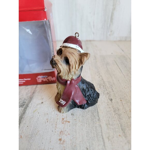 Pet smart Luv a pet Yorkshire terrier ornament puppy Xmas charity - Picture 3 of 7